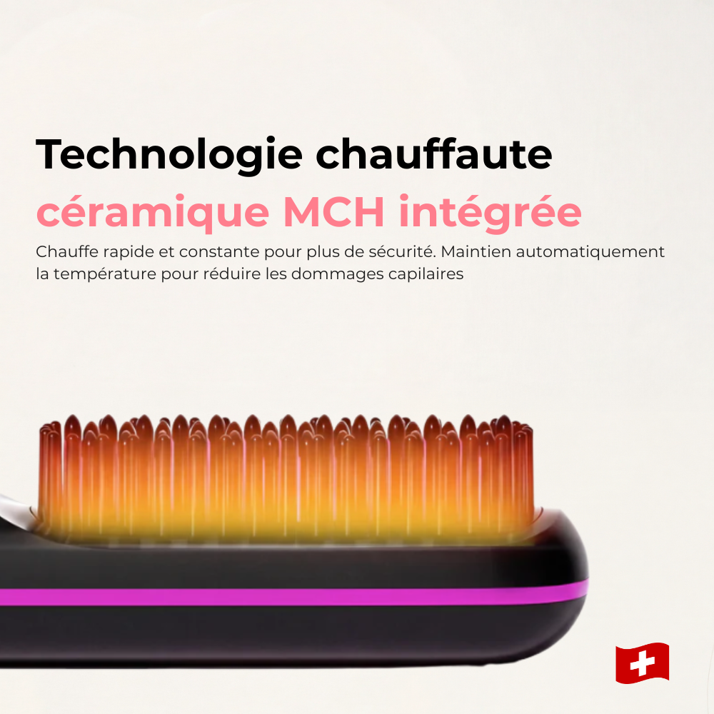 Brosse CeraHair pour Cheveux Courts